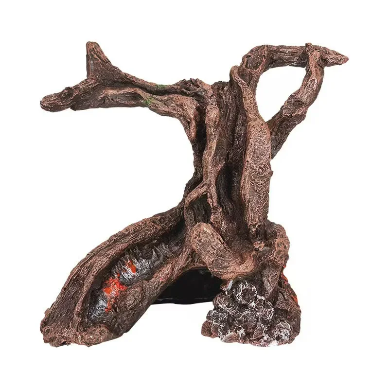 Resin Tree Cave Holes Aquarium - Aquarium Planted Substrate reseña y precio