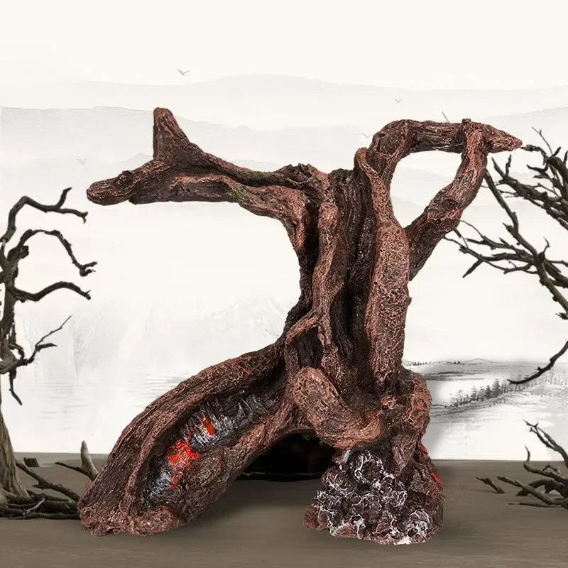 Resin Tree Cave Holes Aquarium - Aquarium Planted Substrate reseña y precio