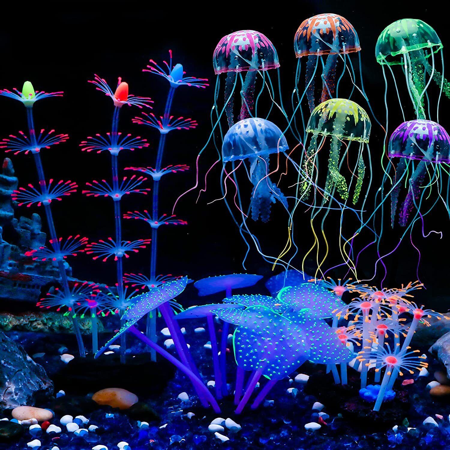 Silicone Glowing Landscape Art - Aquarium Planted Substrate reseña y precio