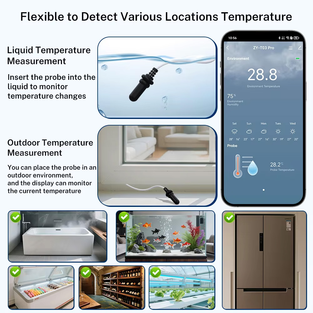Tuya Zigbee WiFi Temp Humidity - Planted Aquarium Temperature reseña y precio