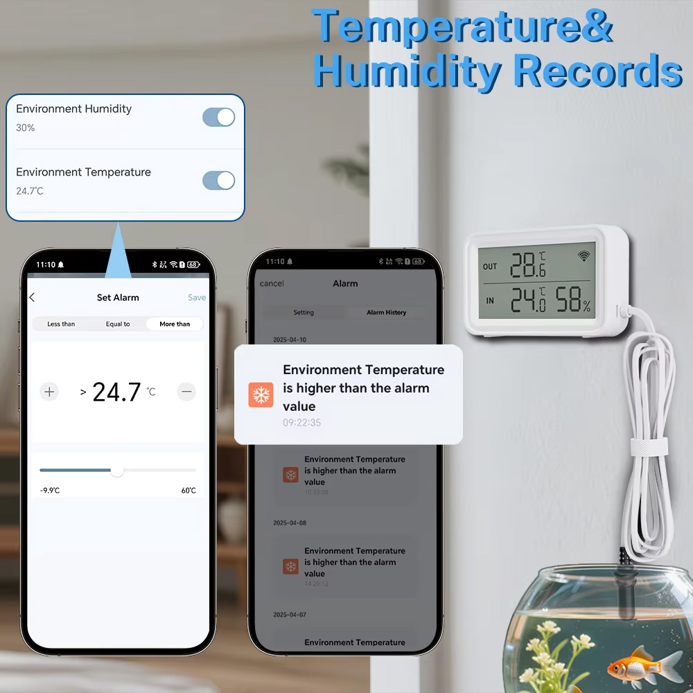 Tuya Zigbee WiFi Temp Humidity - Planted Aquarium Temperature reseña y precio