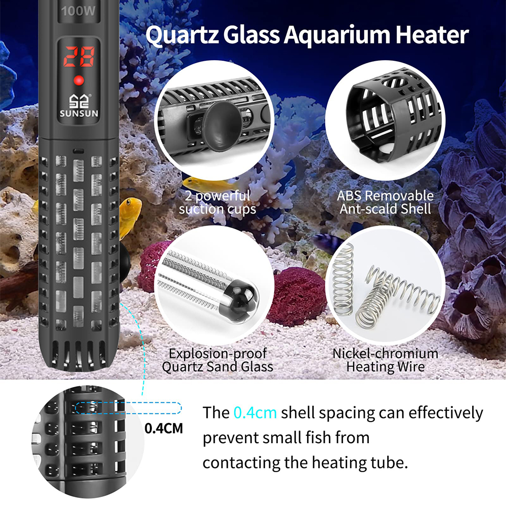 Aquariums Submersible Heater D - Planted Aquarium Temperature reseña y precio