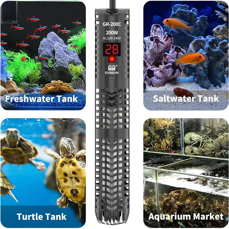 Aquariums Submersible Heater D - Planted Aquarium Temperature reseña y precio