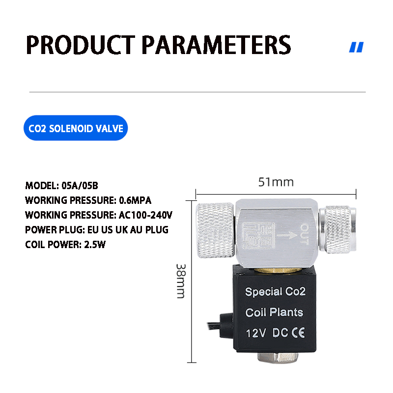 ZRDR Aquarium Co2 Solenoid Val - Planted Aquarium Co2 reseña y precio