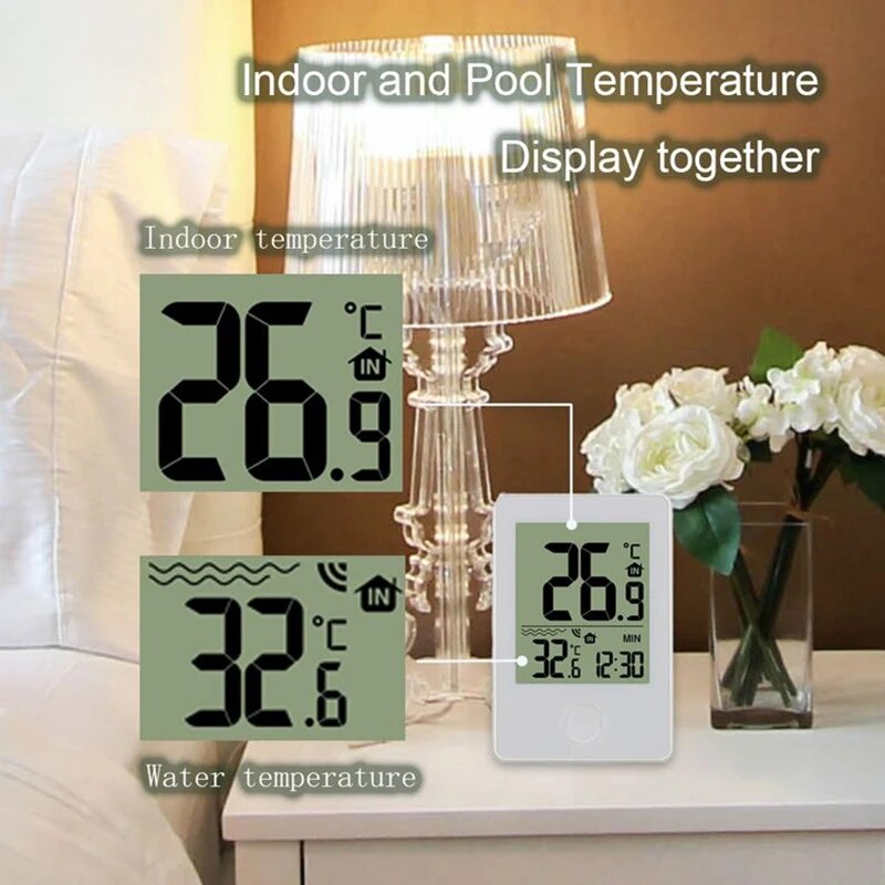 Wireless Floating Pool Thermom - Planted Aquarium Temperature reseña y precio