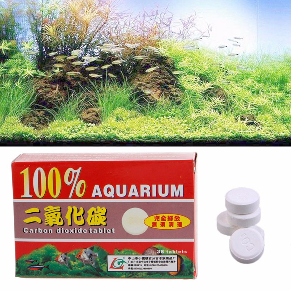 36Pcs CO2 Tablets Carbon Dioxi - Planted Aquarium Fertilizer reseña y precio
