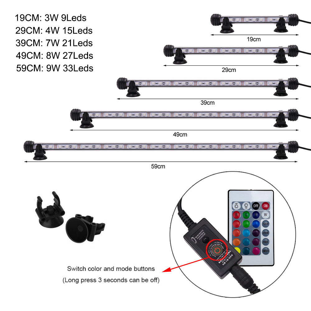 12V RGB Aquarium light with Re - Aquarium Plant Uk reseña y precio