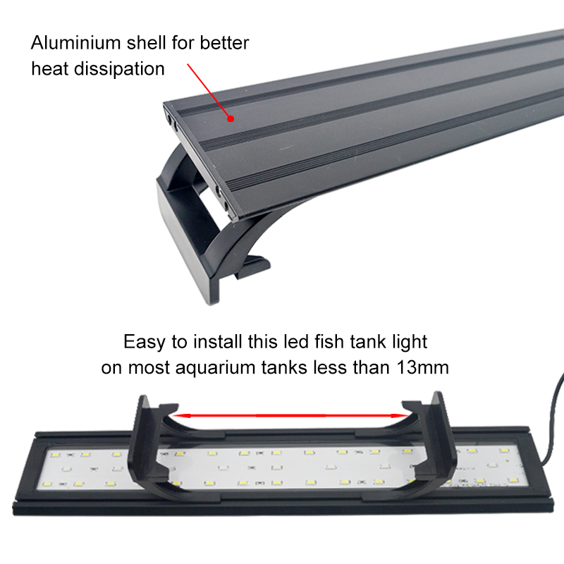 Aquarium LED Light for 16-64CM - Aquarium Plant Growth reseña y precio