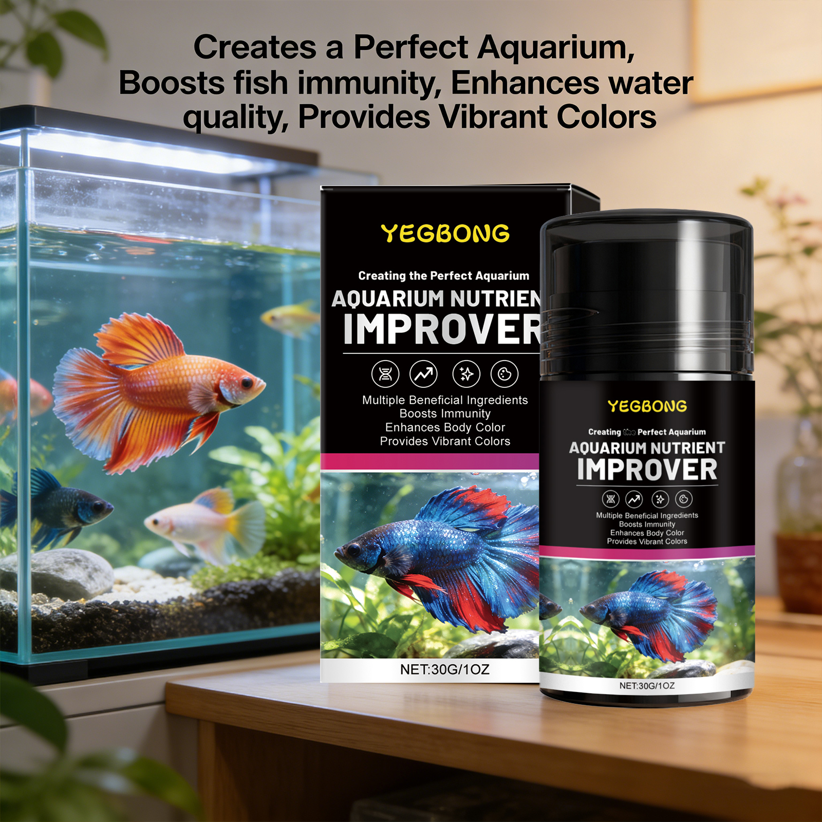 Aquarium Nutrient Improver Pro - Planted Aquarium Fertilizer reseña y precio
