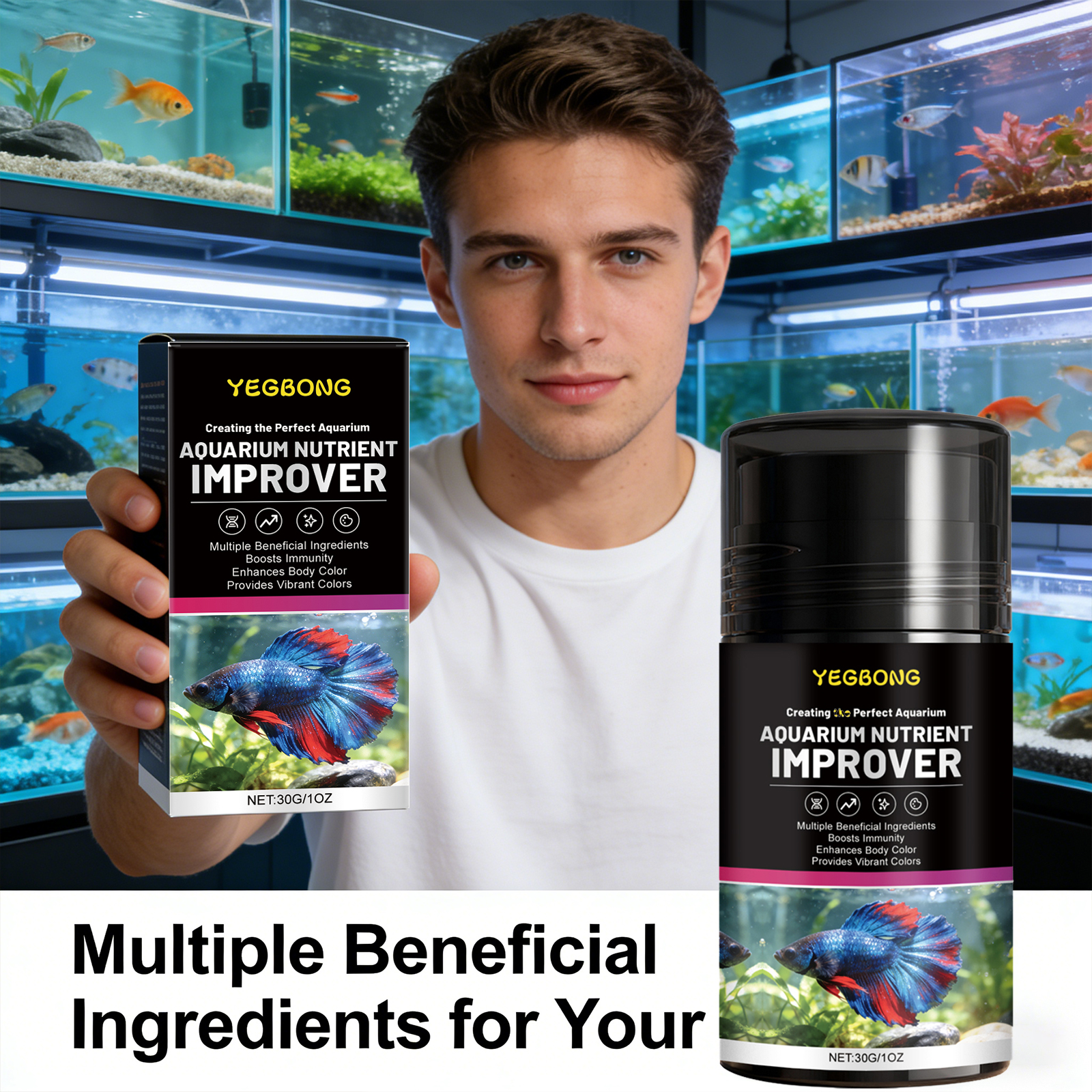 Aquarium Nutrient Improver Pro - Planted Aquarium Fertilizer reseña y precio