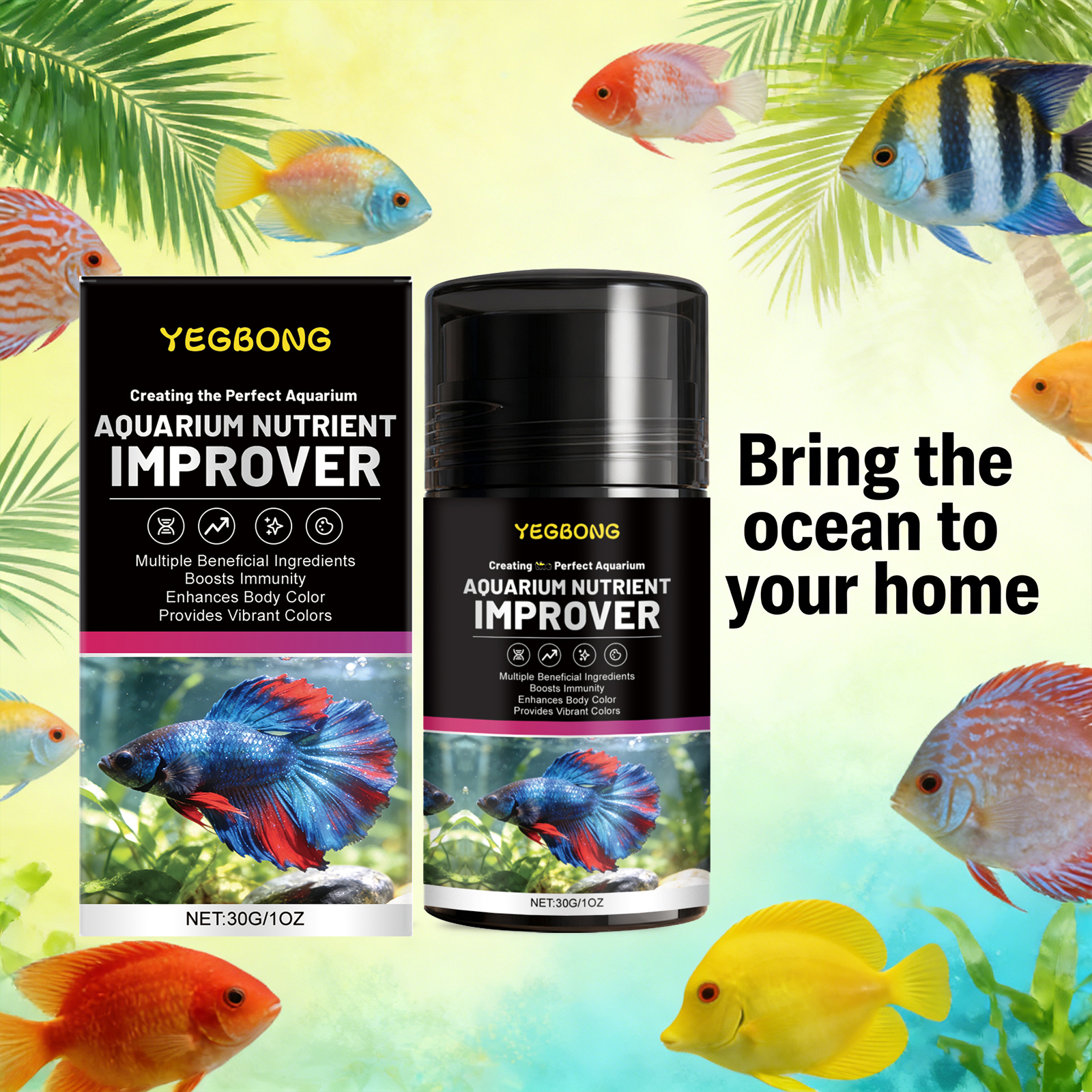 Aquarium Nutrient Improver Pro - Planted Aquarium Fertilizer reseña y precio