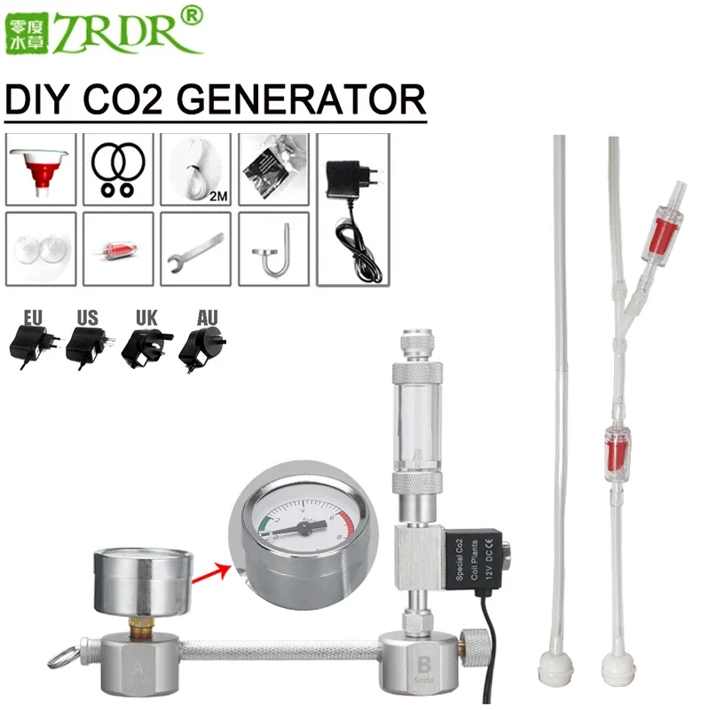 ZRDR Aquarium DIY CO2 generato - Planted Aquarium Co2 reseña y precio
