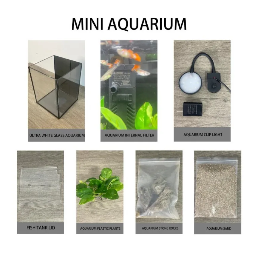KEEHOME Mini Aquarium Set Fish - Planted Aquarium Without Fish reseña y precio