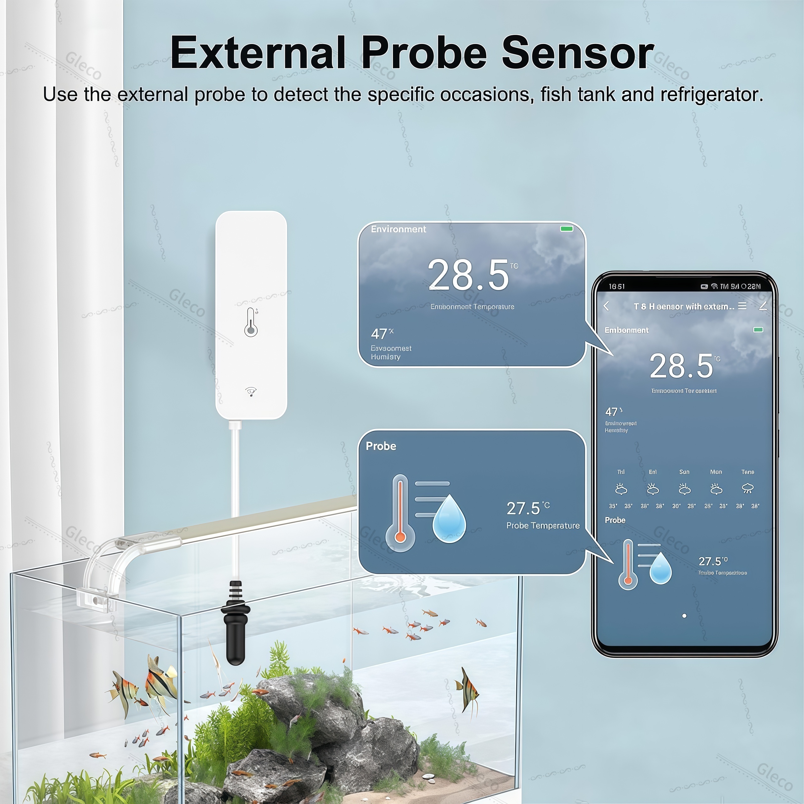 Tuya Wifi Zigbee Temperature a - Planted Aquarium Temperature reseña y precio