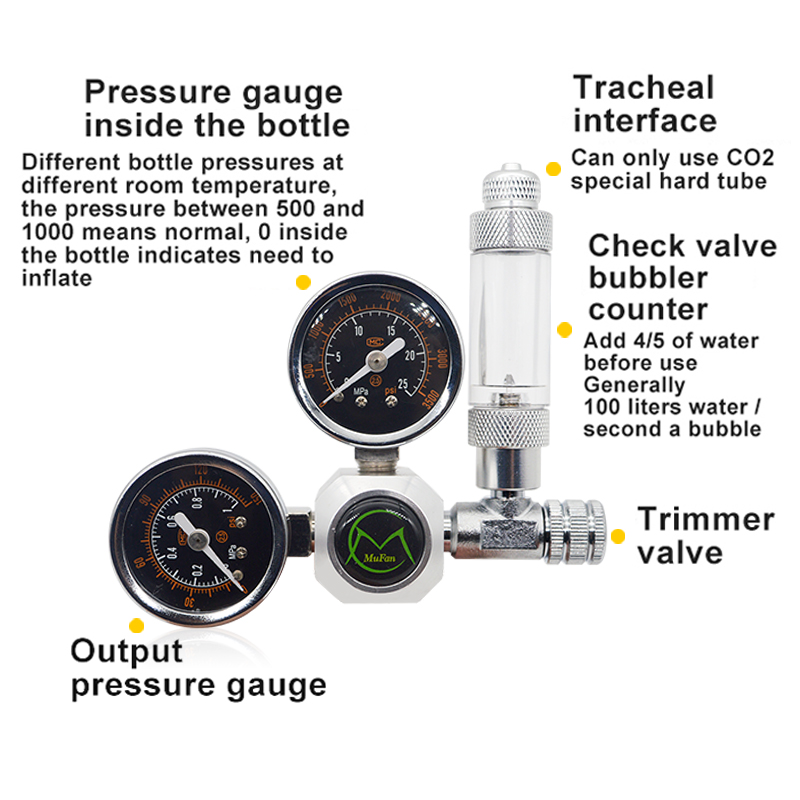 Aquarium CO2 Regulator Magneti - Planted Aquarium Co2 reseña y precio