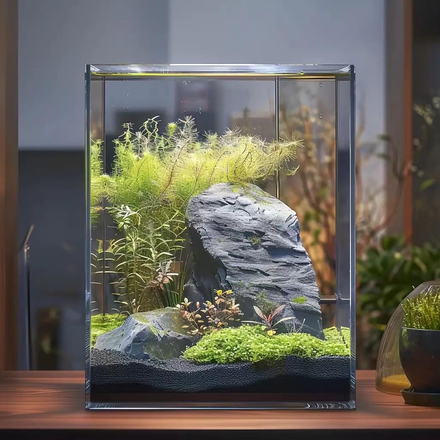 3 Gallon Glass Fish Tank, Easy - Aquarium Plant Images reseña y precio