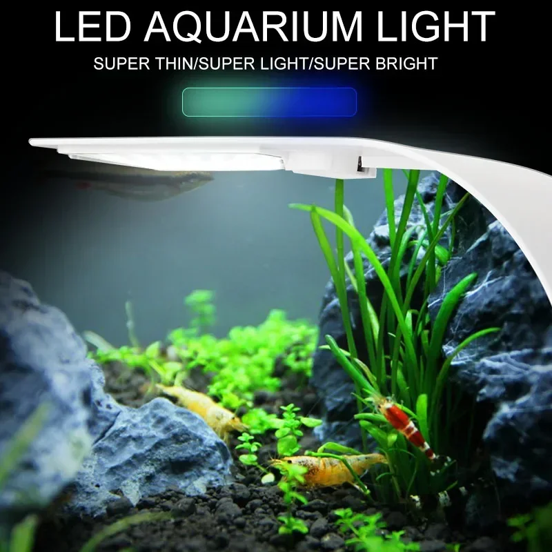 Ultra Thin LED Aquarium Light  - Aquarium Plant Growth reseña y precio