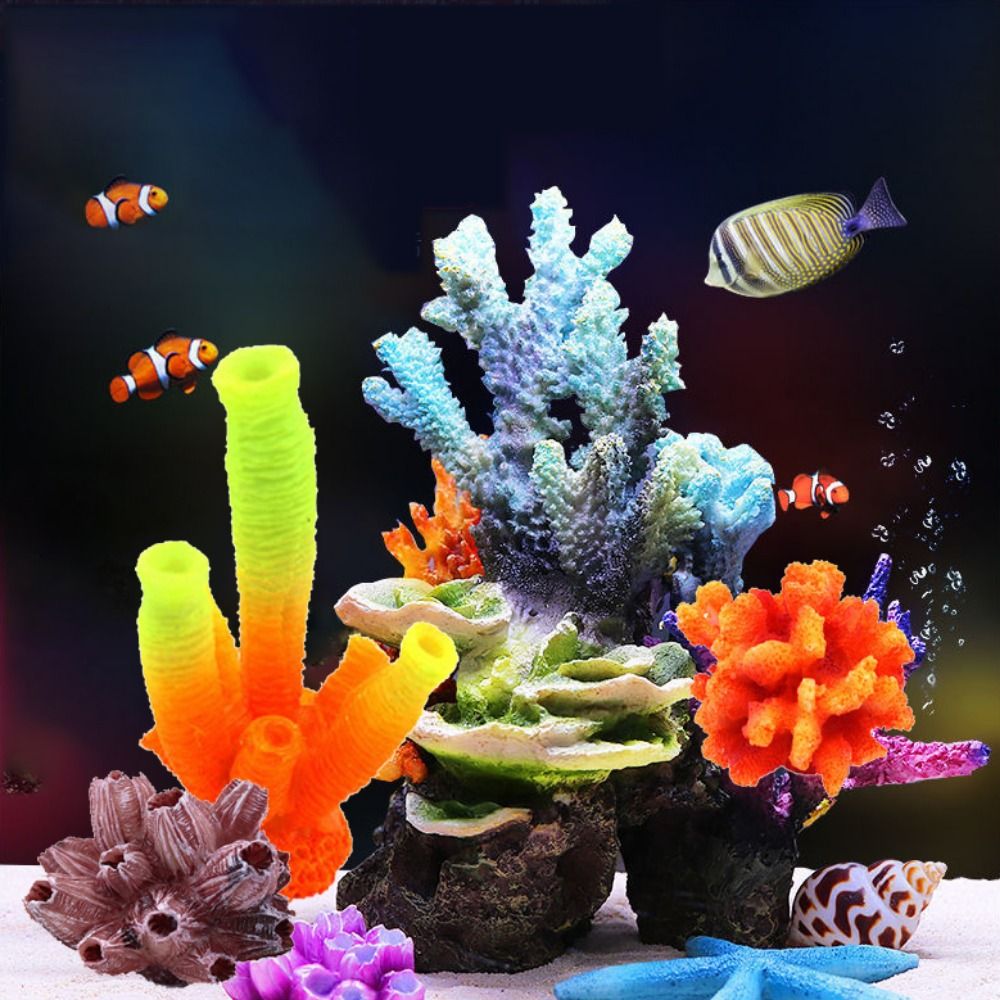 Colorful 1PC Lifelike Artifici - Aquarium Planted Substrate reseña y precio