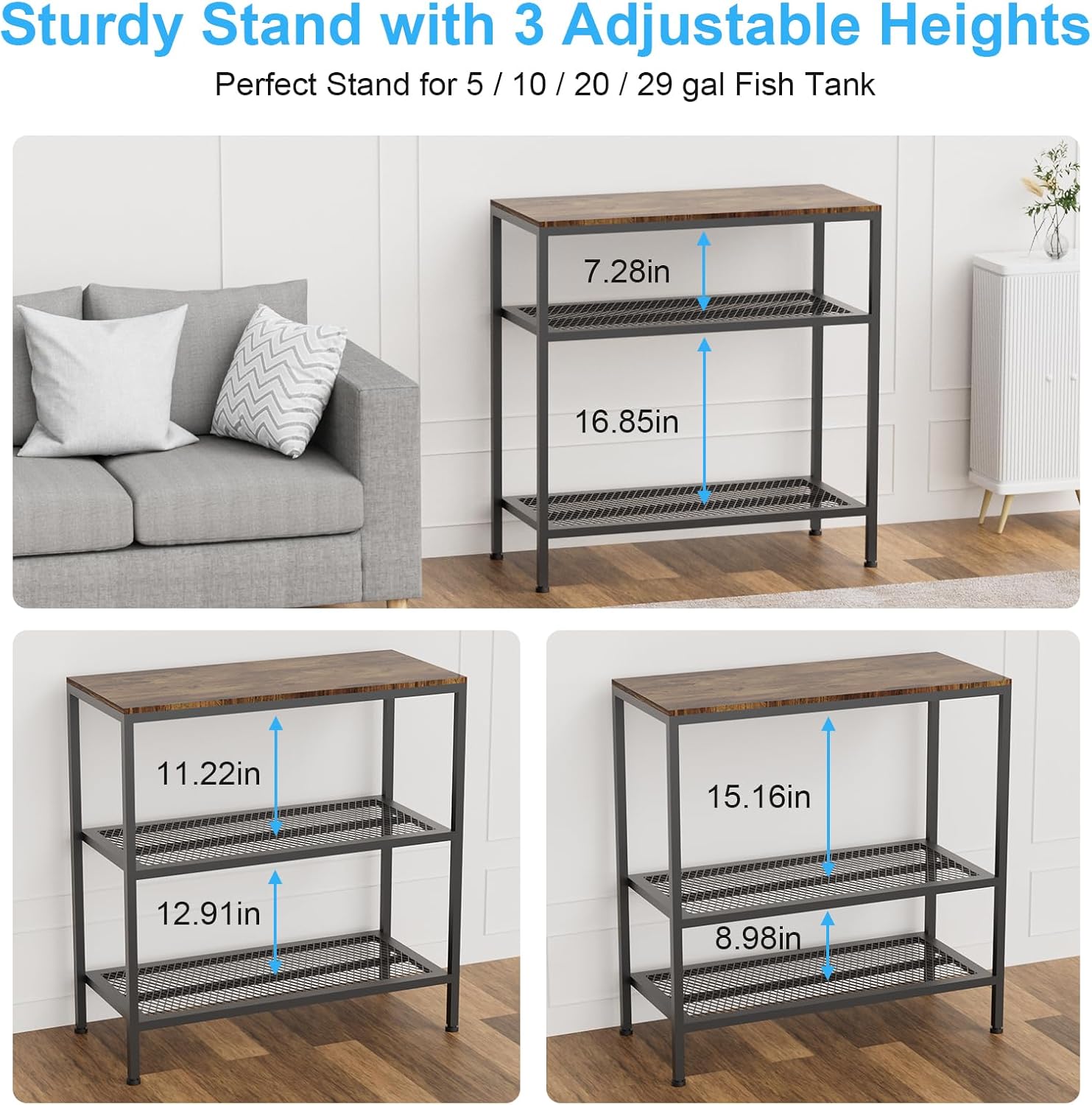 20-29 Gallon Fish Tank Stand,  - Aquarium Plant Images reseña y precio