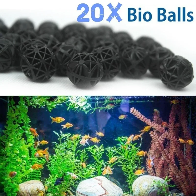 20Pcs 16mm Aquarium Filter Bio - Planted Aquarium Fertilizer reseña y precio