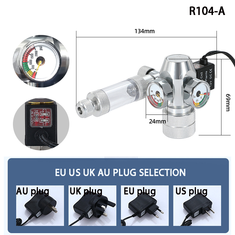 New DIY Aquarium CO2 Regulator - Planted Aquarium Co2 reseña y precio