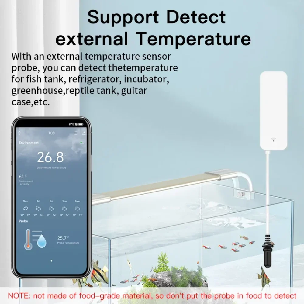 Tuya WiFi Temperature Humidity - Planted Aquarium Temperature reseña y precio