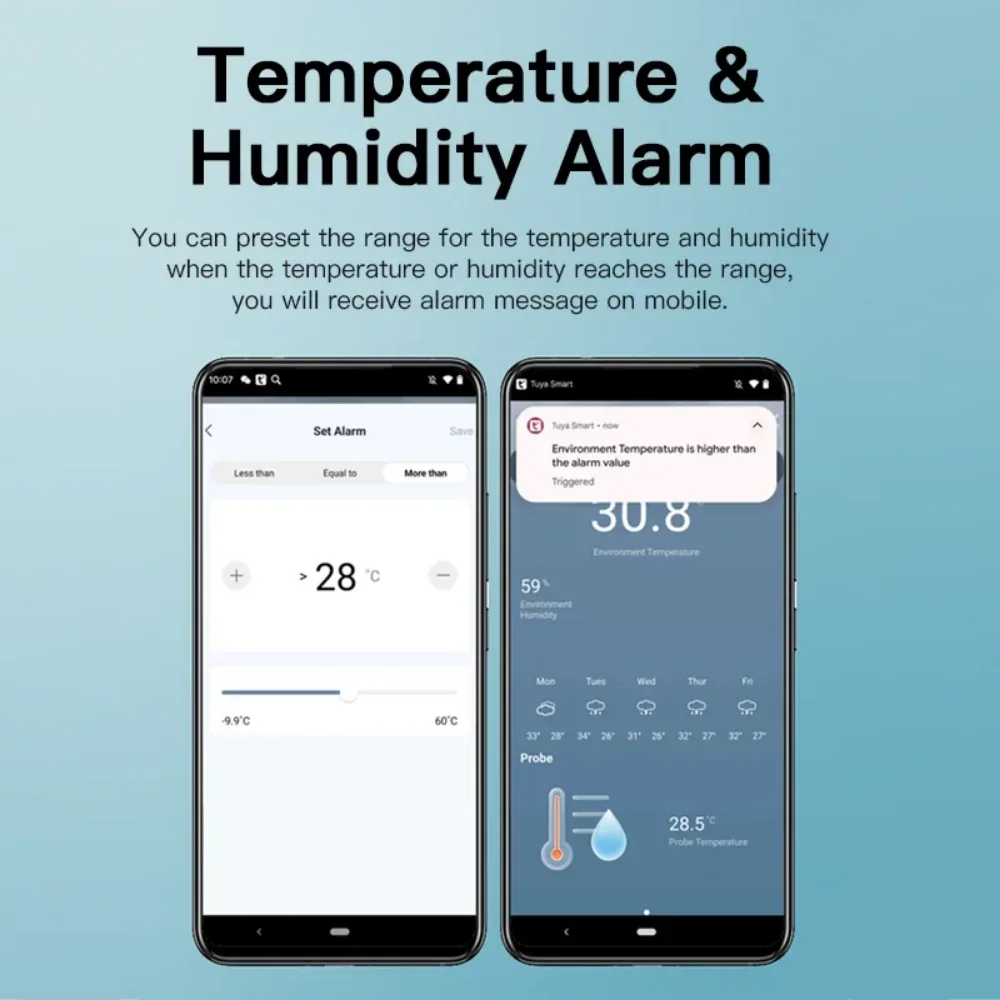 Tuya WiFi Temperature Humidity - Planted Aquarium Temperature reseña y precio