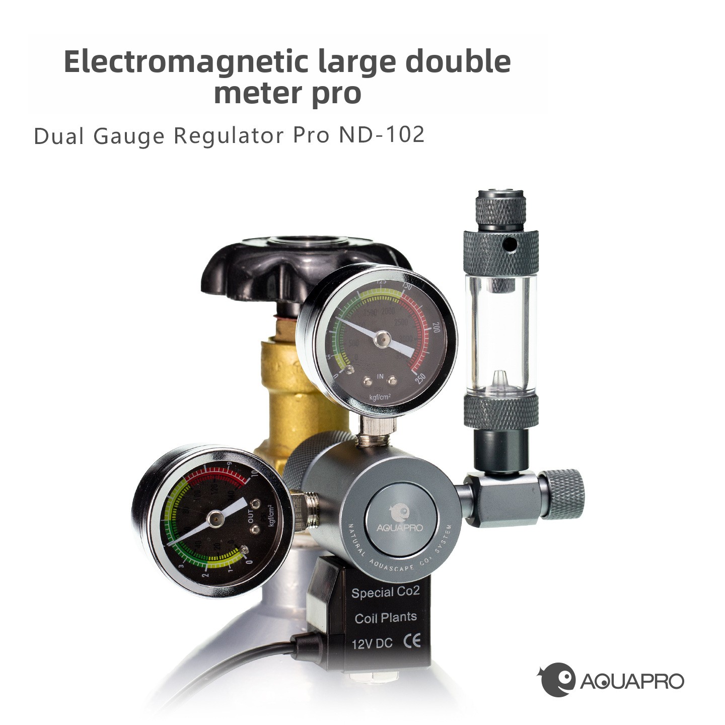 AQUAPRO Solenoid Dual Gauge CO - Aquarium Plant Uk reseña y precio